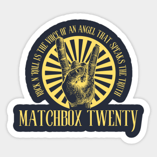 Matchbox Twenty Sticker